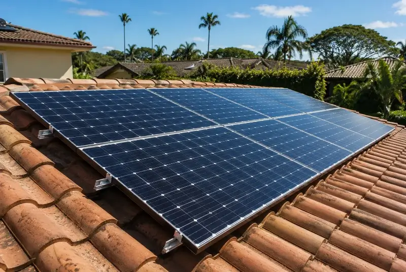 Installation de panneaux solaires à Peujard